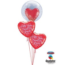 Bukiet 136 Deco Bubble Fancy Filigree Qualatex #13963 21827-2 24663-1